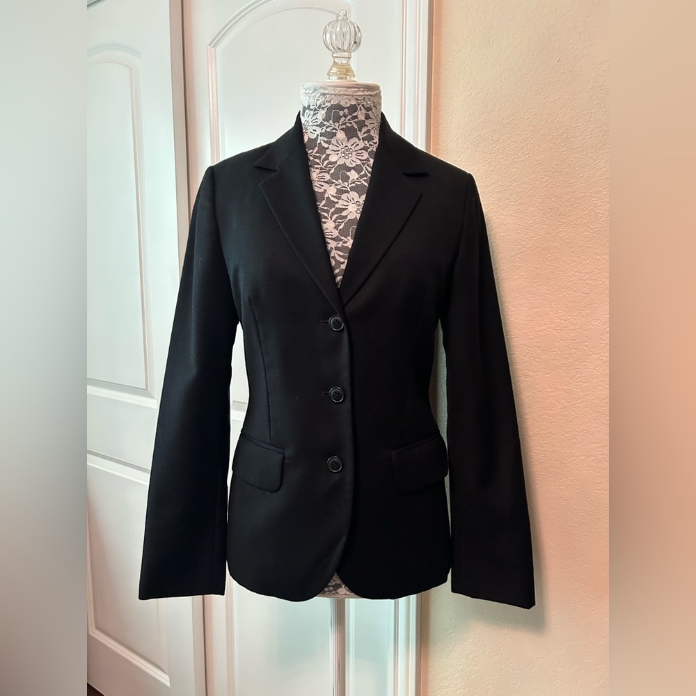 United Colors of Benetton Black Wool Blazer